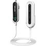 RapidX RXX5USBBLPL X5 Plus Car Charger 5 USB Ports QC 3.0/Type C Blackon White