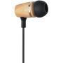 Francois et Mimi Elite Genuine 3.5mm Wood in-Ear Noise-isolating Earbuds Headphones with Mic, Retail Packaging!