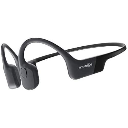 AfterShokz Aeropex Bone Conduction Wireless Bluetooth Headphones, Cosmic Black