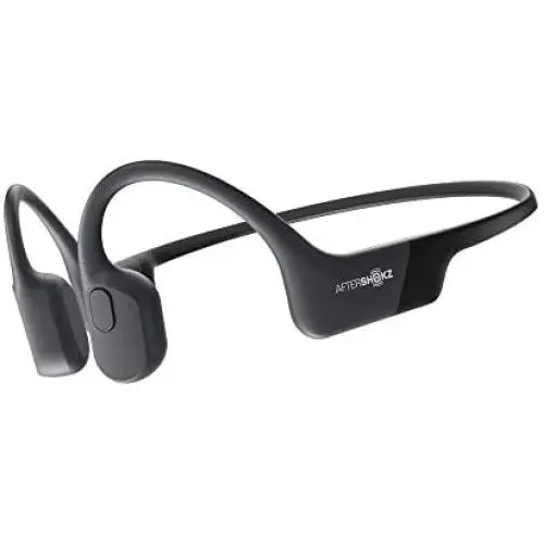 AfterShokz Aeropex Bone Conduction Wireless Bluetooth Headphones, Cosmic Black AfterShokz Aeropex Bone Conduction Wireless Bluetooth Headphones, Cosmic Black