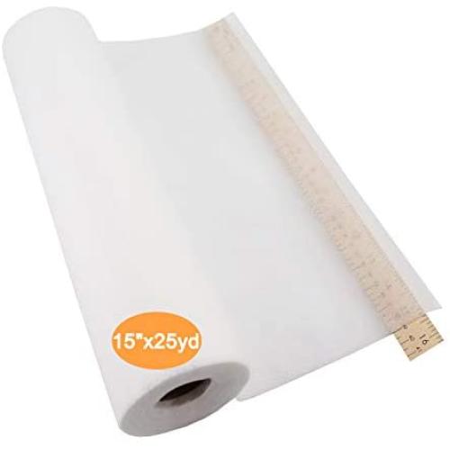 New Brothread No Show Mesh Machine Embroidery Stabilizer Backing 15" x 25 Yd roll - Light Weight 1.8 oz - Cut into Variable Sizes for Machine Embroidery and Hand Sewing New Brothread No Show Mesh Machine Embroidery Stabilizer Backing 15" x 25 Yd roll - Light Weight 1.8 oz - Cut into Variable Sizes for Machine Embroidery and Hand Sewing
