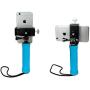 OCTO MOUNTS: Handheld Stabilizer for Cell Phone or GoPro Camera. Compatible with Action Cameras, DSLR, iPhones, Samsung Galaxy, HTC, etc. (HH Blue)