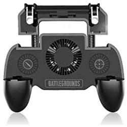 USB Gaming Controller| Controller Gamepad Mobile Trigger Shooter Joystick Game Pad Phone Holder Cooler Fan with 2000/4000mAh Power Bank