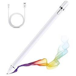 Stylus Pen Compatible for iPad, MKROYO Active Stylus Pen 1.45mm with Sensitivity Point Stylus Digital Pens for All Capacitive Touch Screens Cell Phones, Work at iOS and Android Capacitive Touch screen