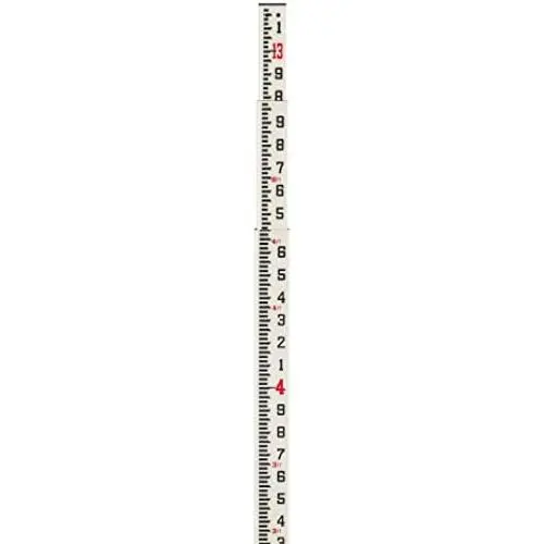 AdirPro foot Fiberglass Rectangular Leveling Rod - 8ths AdirPro foot Fiberglass Rectangular Leveling Rod - 8ths