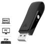 Avantree Leaf Long Range USB Bluetooth Audio Transmitter Adapter for PC Laptop Mac PS4 Nintendo Switch, Wireless Audio Dongle for Headphones Speakers Only, Plug and Play, aptX Low Latency - Black