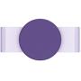 PopSockets PopGrip Slide for iPhone X and XS Apple Silicone Case - Fierce Violet