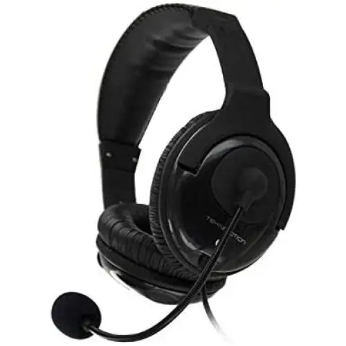 TekNmotion TM-YB100P Yapster Plus Headset for PC, MAC, Tablets and Smartphones, Black TekNmotion TM-YB100P Yapster Plus Headset for PC, MAC, Tablets and Smartphones, Black