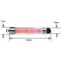 6 Pack XRONG Colors Crystal Capacitive Mini Stylus Universal Touch Screen Pen for iPhone7 5s 6s, Samsung Galaxy s5 s4, Smartphones, iPad, iPods, S10,S10+,S10e,S9,S9P,Note9,XR,XS MAX iPhone11 Pro XS XR