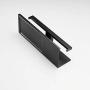 Kelelife Toilet Paper Holder Wall Mounted Double Roll Holder with Phone Storage Shelf, Black Matte