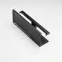 Kelelife Toilet Paper Holder Wall Mounted Double Roll Holder with Phone Storage Shelf, Black Matte