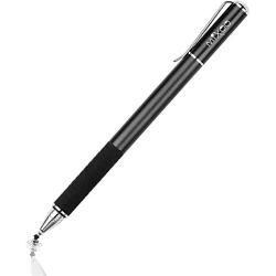 Mixoo Capacitive Stylus Pen,(Disc and Fiber Tip 2-in-1 Series) High Sensitivity and Precision,Stylus for iPad,iPhone and Other Touch Screens Devices, Black