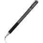Mixoo Capacitive Stylus Pen,(Disc and Fiber Tip 2-in-1 Series) High Sensitivity and Precision,Stylus for iPad,iPhone and Other Touch Screens Devices, Black