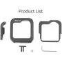 Ulanzi Aluminum Cage for Gopro Max,Protective Metal Case Frame Mount w Cold Shoe Mount for LED Light for GoPro Max Ulanzi Aluminum Cage for Gopro Max,Protective Metal Case Frame Mount w Cold Shoe Mount for LED Light for GoPro Max