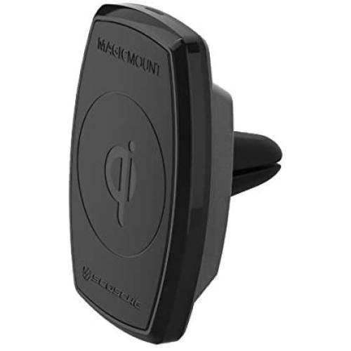 SCOSCHE MQ2V MagicMount Charge 10W Magnetic Qi-Certified Smartphone Vent Car Mount Holder