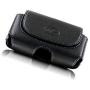 Wonderfly Horizontal Holster for Flip Phone or Smartphone Up to 4.25x2.25x0.85 Inch in Dimensions, a Leather Carrying Case with Belt Clip and Belt Loops