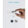 Car Charger, Anker Mini 24W 4.8A Metal Dual USB Car Charger, PowerDrive 2 Alloy Flush Fit Car Adapter with Blue LED, for iPhone 11/XR/Xs/Max/X/8/7/Plus, iPad Pro/Air 2/Mini, Galaxy, LG, HTC and More