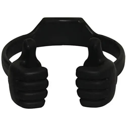 Honsky 3362525 Universal Flexible Thumb Smartphone Tablet Mount Holder - Black Honsky 3362525 Universal Flexible Thumb Smartphone Tablet Mount Holder - Black