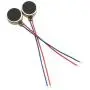 RuiLing 5-Pack 0830 Micro Flat Vibration Motors 12000Rpm 3V Voltage Mini Thick Coin Vibrating Motor for Cell Phone Tablet Household Appliances 8x3mm