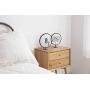 Umbra Infinity Round 4x6 Picture Frame, Floating Photo Display for Desk or Wall, Black