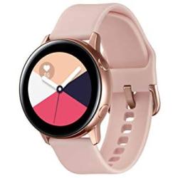 Samsung Galaxy Watch Active (40mm, GPS, Bluetooth), Rose Gold - US Version with Warranty