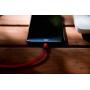 vCharged Red 12 FT Longest Lightning Cable | MFi Certified | Nylon Braided Compatible with New iPhone, AirPods & iPad