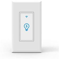 Smart Switch Works with Alexa In Wall Light Switch Mobile Phone APP Remote Alexa Control Sensitive Touch Wireless Wall Switch (One Way)