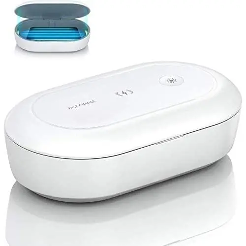 AONCO Cell Phone Sanitizer, Portable Smartphone Sanitizer Mobile Phone Sanitizer Cleaner with Aromatherapy Function Daily Disinfection for iPhone Android Phones Smartphone Toothbrush AONCO Cell Phone Sanitizer, Portable Smartphone Sanitizer Mobile Phone Sanitizer Cleaner with Aromatherapy Function Daily Disinfection for iPhone Android Phones Smartphone Toothbrush