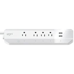 Geeni 4 Smart Surge Protector (2 USB Outlets) – No Hub Wireless Remote Control and Timer –Works with Amazon Alexa, Google Assistant & Microsoft Cortana, Requires 2.4 GHz Wi-Fi, White