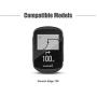 TUSITA Case for Garmin Edge 130/ Edge 130 Plus GPS - Silicone Protective Cover Skin - GPS Bike Computer Accessories