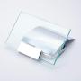 Hiendure Toilet Paper Holder with Shelf, Brass Lavatory Tissue Holder with Mobile Phone Storage Rack and Lid,Chrome