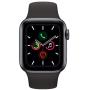 Apple Watch Series 5 (GPS + Cellular, 40MM) - Space Gray Aluminum Case with Black Sport Band (Renewed)