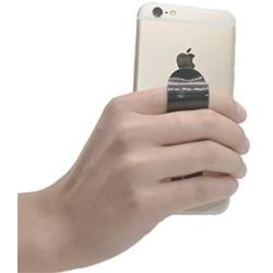FOURPLUSONE Cell Phone Grip, Universal Handheld Finger Strap Loop Holder for iPhone Samsung Smartphone Kindle Tablet Car Vent Holder
