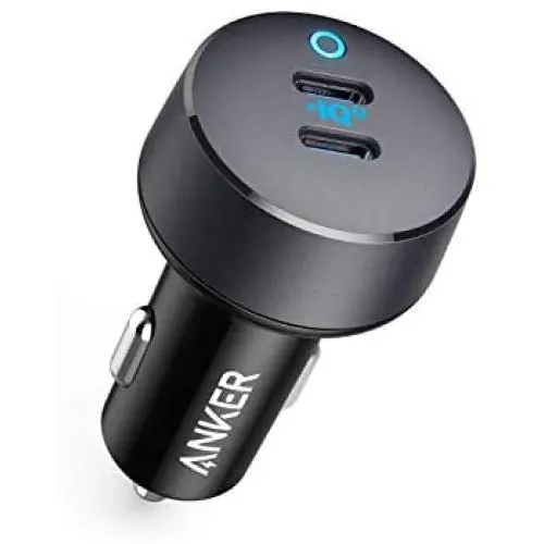 Anker USB C Car Charger, 36W 2-Port PowerIQ 3.0 Type C Car Adapter, PowerDrive III Duo with Power Delivery for iPhone XR/Xs/Max/X, Galaxy S10/S9, Pixel 3a/3/XL, iPad Pro 2018 and More Anker USB C Car Charger, 36W 2-Port PowerIQ 3.0 Type C Car Adapter, PowerDrive III Duo with Power Delivery for iPhone XR/Xs/Max/X, Galaxy S10/S9, Pixel 3a/3/XL, iPad Pro 2018 and More