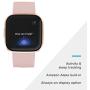 Fitbit Versa 2 Health and Fitness Smartwatch with Heart Rate, Music, Alexa Built-In, Sleep and Swim Tracking, Petal/Copper Rose, One Size (S and L Bands Included)