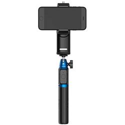 SIRUI VK-2K Handheld Gimbal Stabilizer and Selfie Stick Black, Compatible with Most Smartphones, with Fill Light, Mirror and Bluetooth Connecting