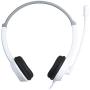 On Ear Headphones, Stereo Headphone 3.5mm Wired Music Gaming Computer Mobile Phone Headset with Mic - Black Double Plug