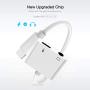 Headphone Dongle Adapter for iPhone SE/Xs Max/XR/ 8/10（X） / 7/7 Plus/11/11 Pro,Splitter Adaptor to 3.5mm Jack Earphone Converter Charge Accessories, Cables & Audio Adaptor Connector Support All iOS