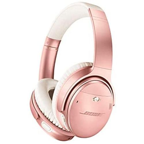 Bose QuietComfort 35 II Wireless Bluetooth Headphones, Noise-Cancelling, with Alexa Voice Control - Rose Gold