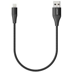 Anker Powerline+ II Lightning Cable (1ft), MFi Certified for Flawless Compatibility with iPhone 11 / XS/XS Max/XR/X / 8/8 Plus / 7/7 Plus / 6/6 Plus / 5 / 5S and More(Black)