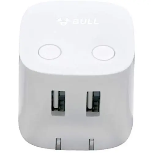 Dual USB Wall Charger Plug Adapter, BULL USB Charger Cube Plug Block,USB Charging Block Auto Shut Off Foldable Charger for Multiple Devices Dual USB Wall Charger Plug Adapter, BULL USB Charger Cube Plug Block,USB Charging Block Auto Shut Off Foldable Charger for Multiple Devices