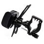papatik Bike Phone Mount for Motorcycle, Bicycle Handlebar - Cell Phone Bike Mount Fits iPhone X, XR, 10, 8, 7, 6, 6S, Plus Phones, Samsung Galaxy, S10, S9, S8, S7, Universal Fits Phones to 3.5" Wide