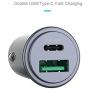 SIXTHGU USB C Car Charger Super Mini All Metal 30W 5A Fast USB Car Charger PD&QC 3.0 Dual Port Car Adapter Fit Compatible with iPhone 11/11 Pro/11 Pro Max/XS, Samsung Note 10/S10, Google Pixel 3/2/XL