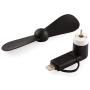 Mini Cell Phone Fan - Colorful and Powerful 2-in-1 Fan for iPhone/iPad/Android Smartphone/Tablet - Cell Phone Summer Accessories - (6-Pack)
