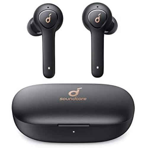 Anker Soundcore Life P2 True Wireless Earbuds with 4 Microphones, CVC 8.0 Noise Reduction, Graphene Driver, Clear Sound, USB C, 40H Playtime, IPX7 Waterproof, Wireless Earphones for Work, Home Office