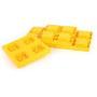 Camco Heavy Duty Leveling Blocks, Ideal For Leveling Single and Dual Wheels, Hydraulic Jacks, Tongue Jacks and Tandem Axles (4 pack) , Yellow - 44501