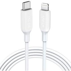 USB C to Lightning Cable (6 ft), Anker Powerline III MFi Certified Fast Charging Lightning Cable for iPhone 11 Pro 11 Pro Max X XS XR Max 8 Airpods Pro, Supports Power Delivery (White)