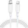 USB C to Lightning Cable (6 ft), Anker Powerline III MFi Certified Fast Charging Lightning Cable for iPhone 11 Pro 11 Pro Max X XS XR Max 8 Airpods Pro, Supports Power Delivery (White)