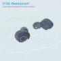 Kurdene Small Wireless Earbuds,Bluetooth Earbuds with Charging Case Bass Sounds IPX8 Waterproof Sports Headphones with Mic Touch Control 24H Playtime for iPhone/Samsung/Android(Royal Blue)