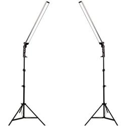 GSKAIWEN Photography Studio LED Lighting Kit Adjustable Light with Light Stand Tripod Photographic Video Capture Portraits